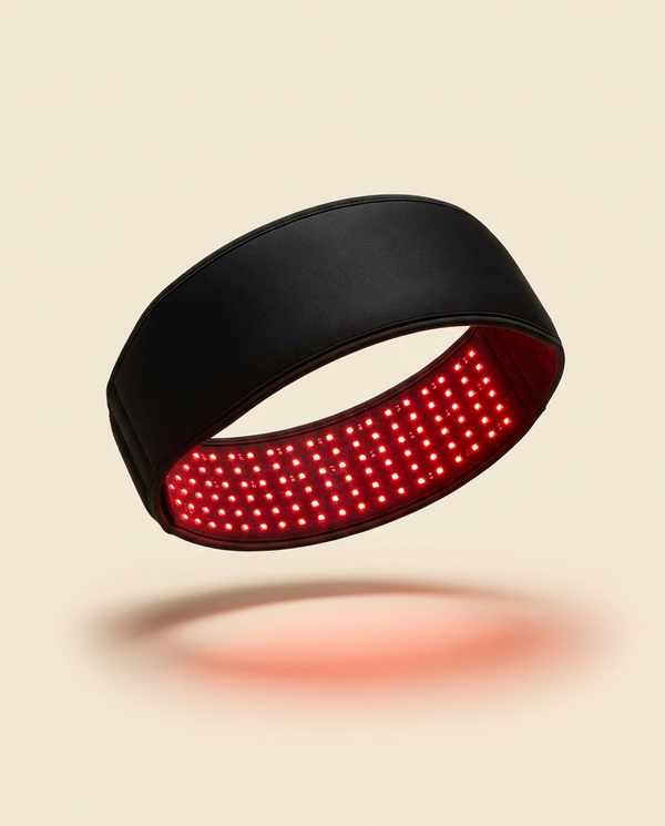 EMS Red Light Therapy Belt — glowing inner face