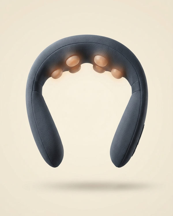 Graphene Heat Kneading Massager — front view