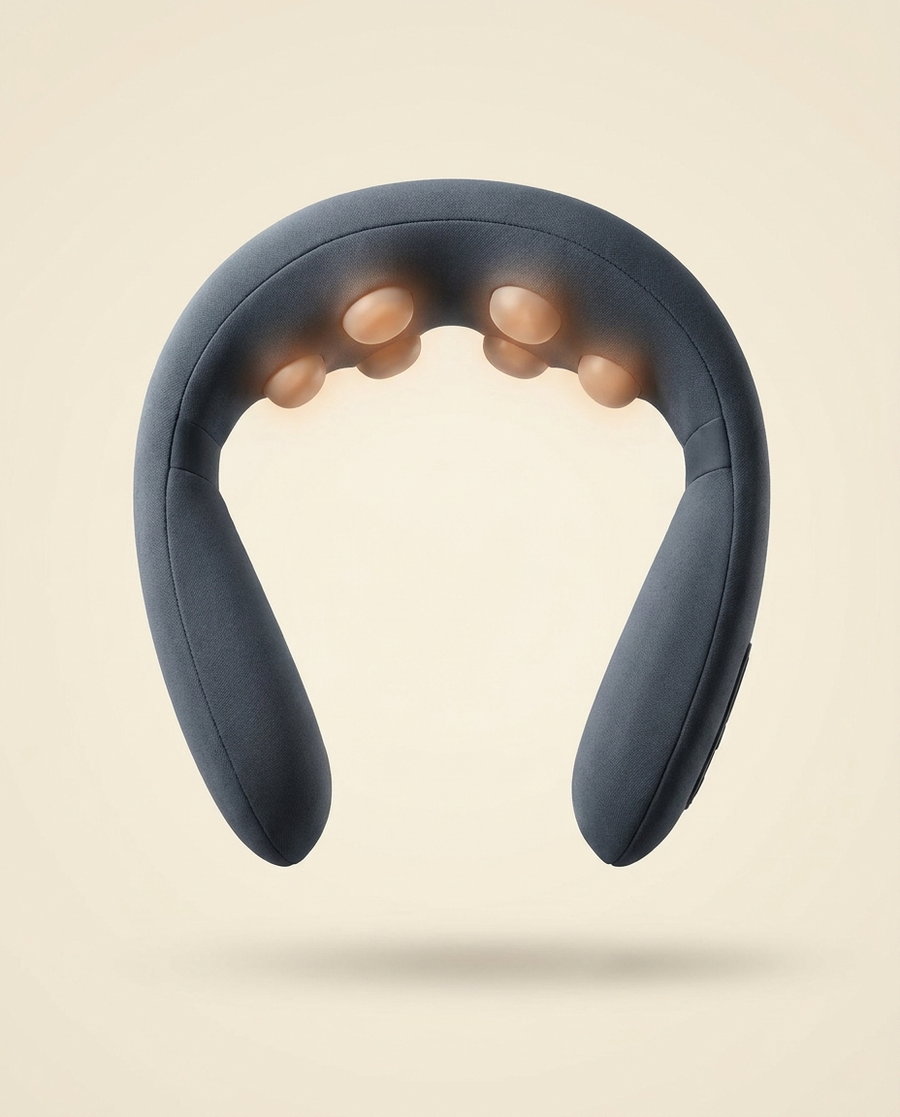 Graphene Heat Kneading Massager — front view